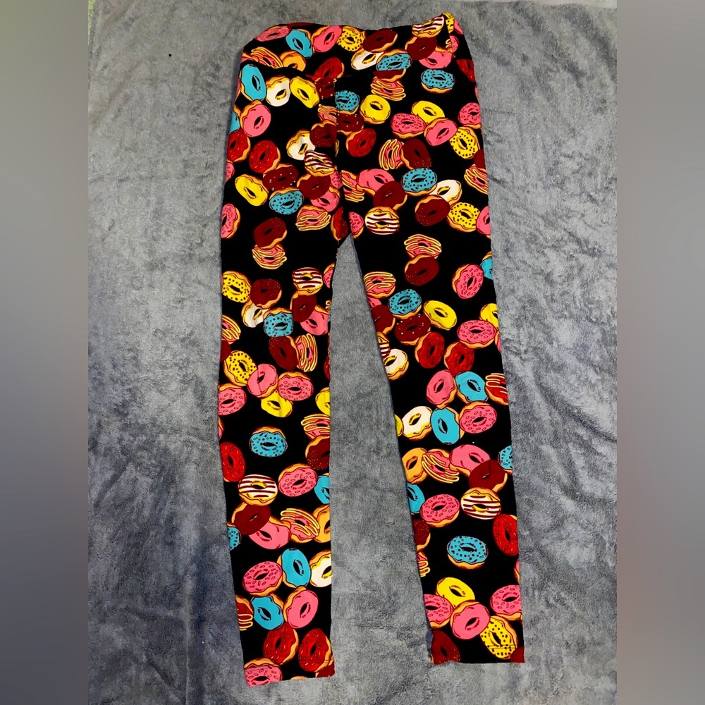 LuLaRoe (Onesize) Donut Patterned Leggings